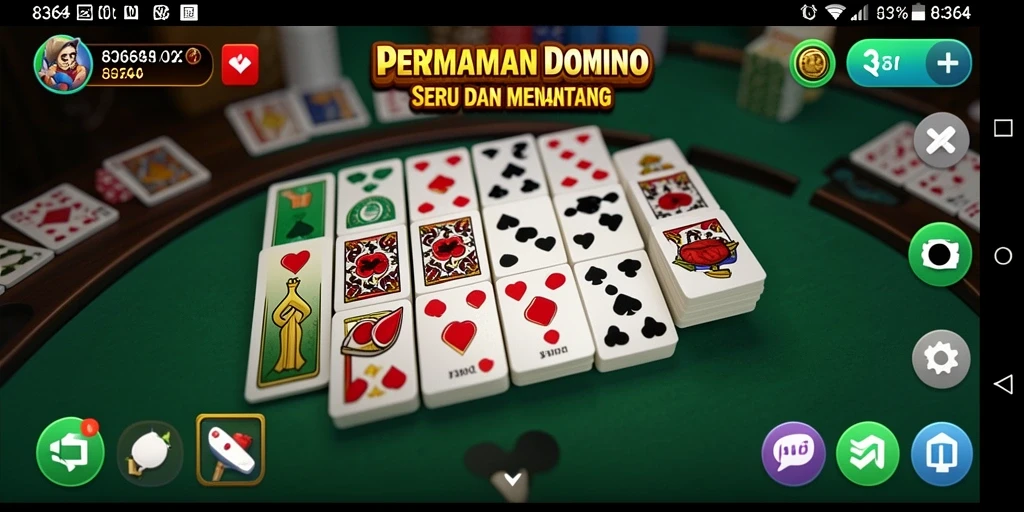 Tampilan gameplay menarik di 8364 dengan pemain yang bersaing.