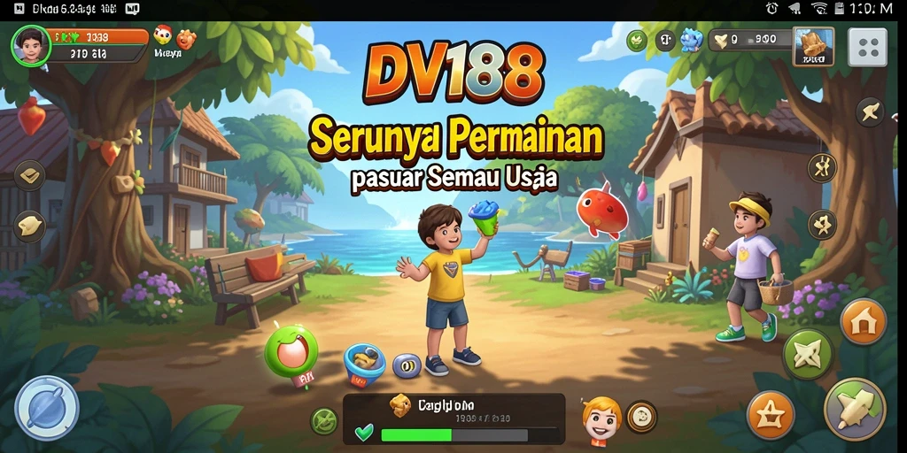 Screenshot DV188 menampilkan gameplay yang seru dan interaktif.