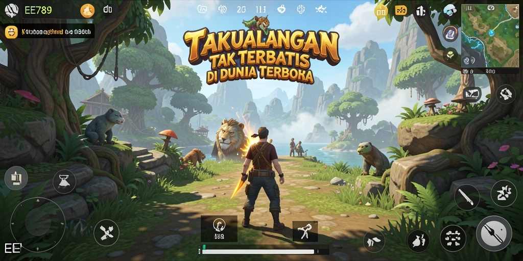 Gameplay seru di dunia terbuka EE789 yang menakjubkan.
