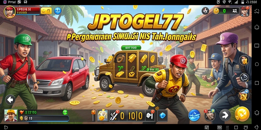 Tampilan gameplay JPTOGEL77 yang menegangkan dan menantang.