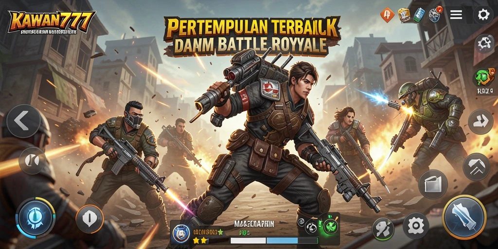 Tampilan gameplay KAWAN777 dengan pertempuran seru dan grafis hebat.