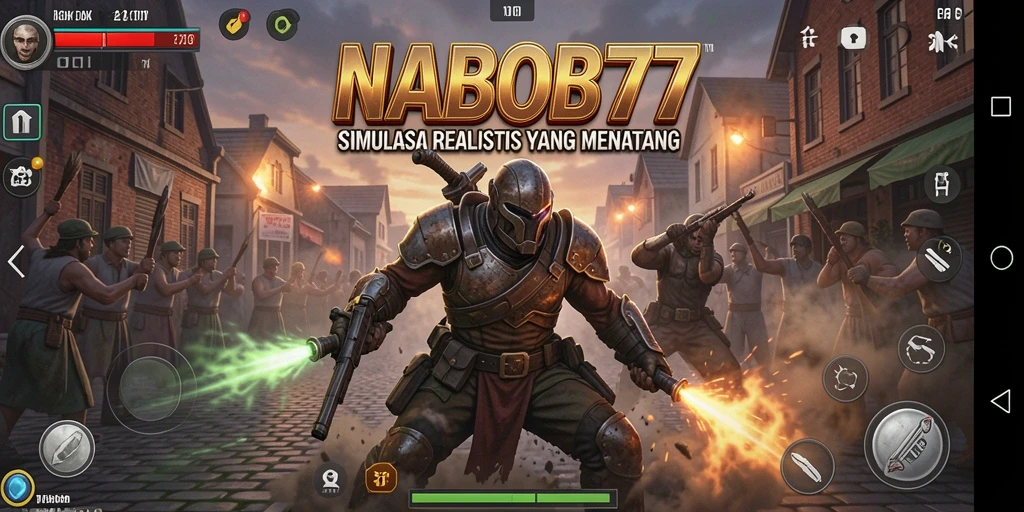 Screenshot gameplay NABOB77 menampilkan aksi simulasi yang realistis.