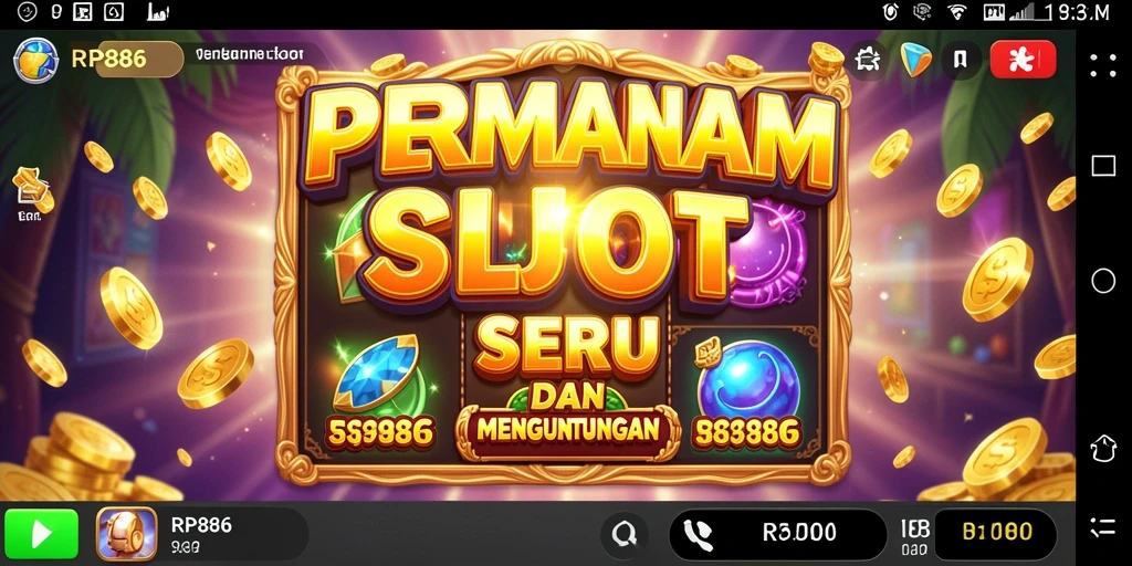 Tampilan gameplay Slot yang mengasyikkan di RP886.