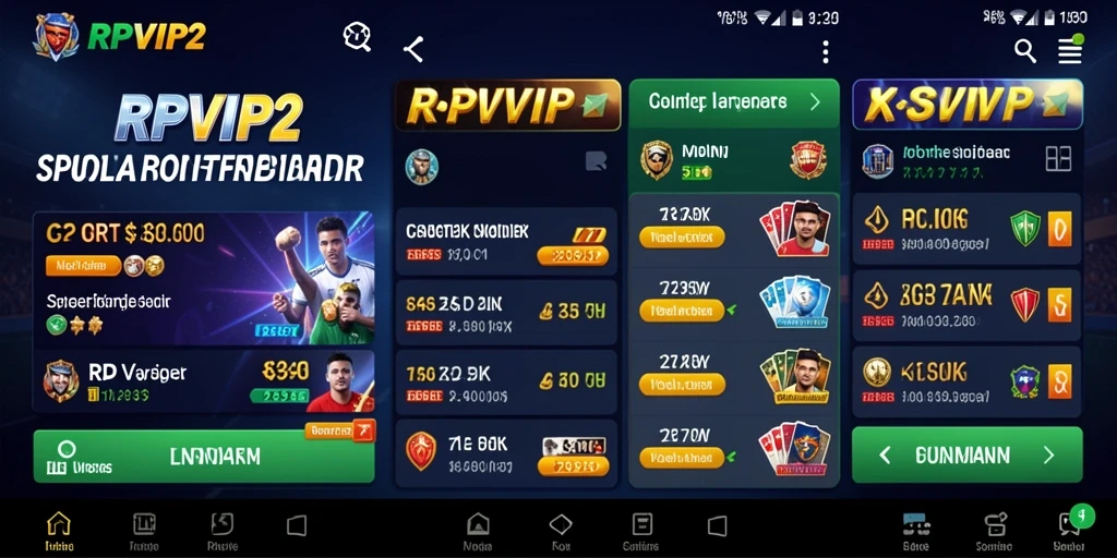 Tampilan gameplay RPVIP2 yang menarik dalam taruhan Sportsbook.
