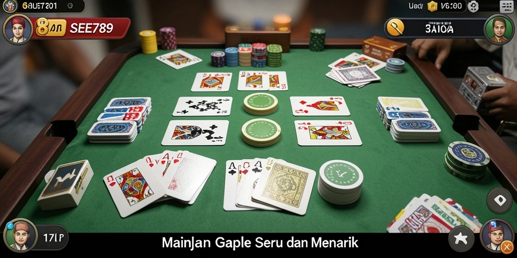 Screenshot gameplay SEE789 yang menyenangkan dalam permainan Gaple.