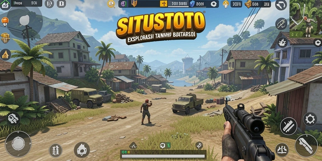 Tampilan gameplay SITUSTOTO yang menggambarkan dunia terbuka yang luas.