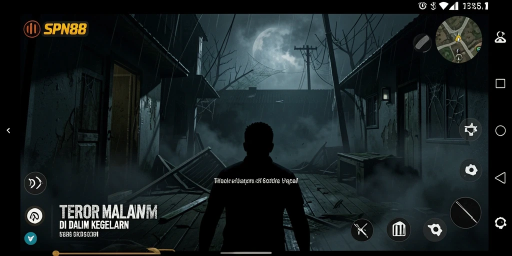 Tampilan menegangkan dari gameplay SPN88 yang menghantui.