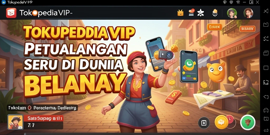 Tangkapan layar permainan TOKOPEDIAVIP yang penuh aksi dan petualangan.