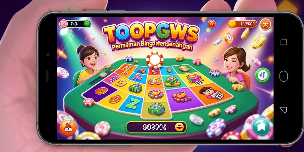 Screenshot gameplay utama TOOPGWS menampilkan keseruan Bingo.